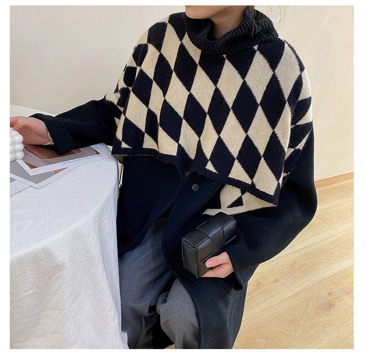 【Outer】秋冬ニットボレロ　W14555