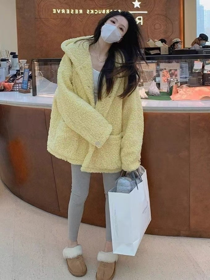 【Outer】厚手ラムウールコート  W14659