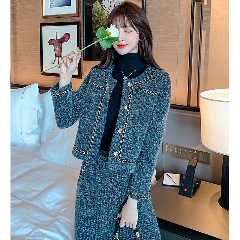 【即納】フリンジツイードセットアップ（2DESIGN）