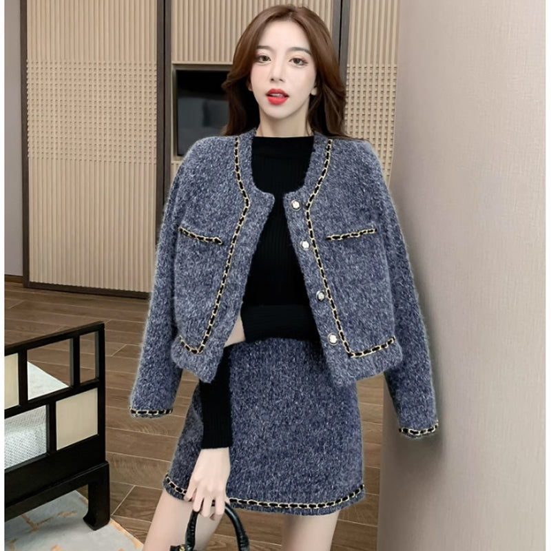 【即納】フリンジツイードセットアップ（2DESIGN）