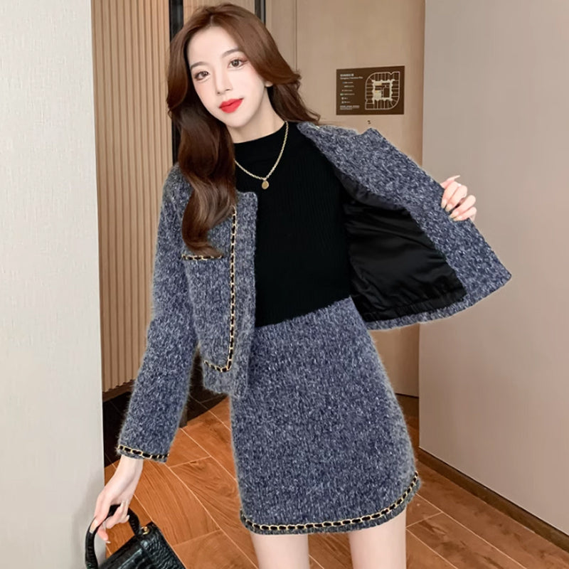 【即納】フリンジツイードセットアップ（2DESIGN）