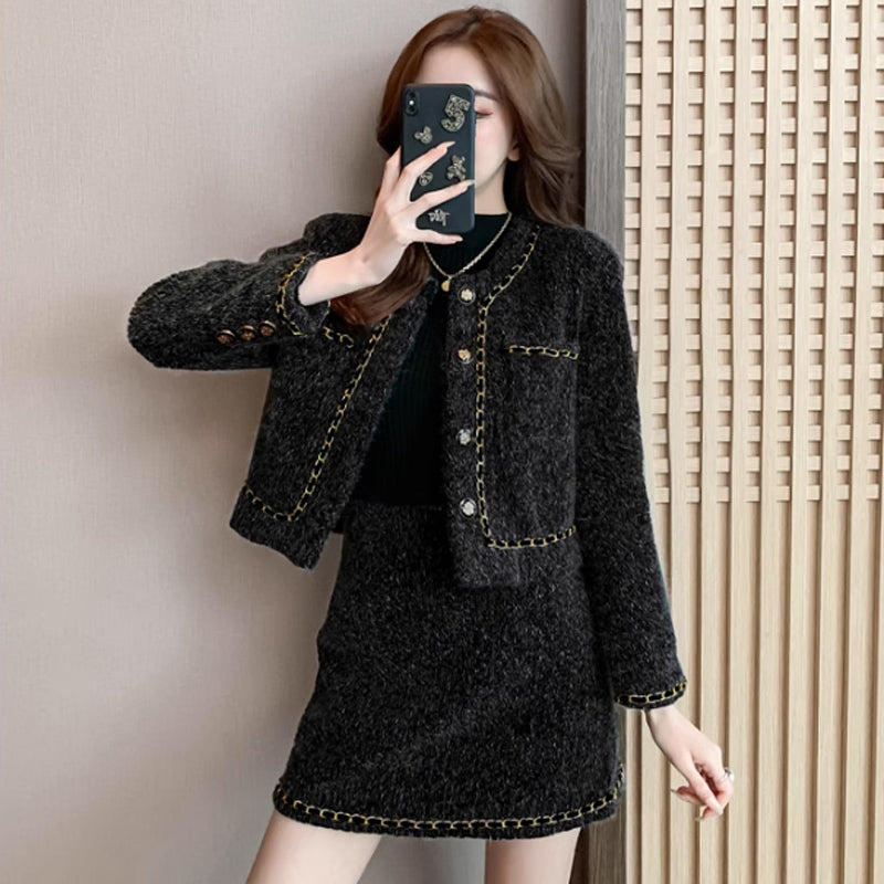 【即納】フリンジツイードセットアップ（2DESIGN）