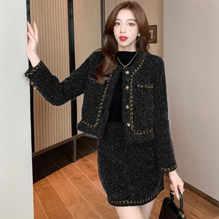 【即納】フリンジツイードセットアップ（2DESIGN）