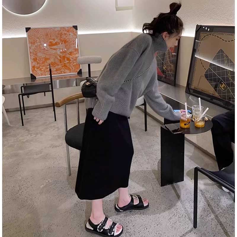 ペンシルニットスカート(8colors)