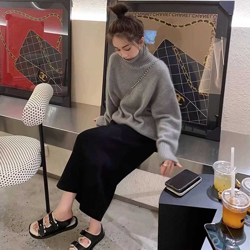 ペンシルニットスカート(8colors)