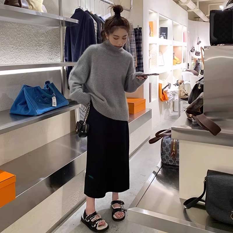 ペンシルニットスカート(8colors)