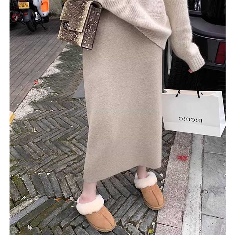 ペンシルニットスカート(8colors)