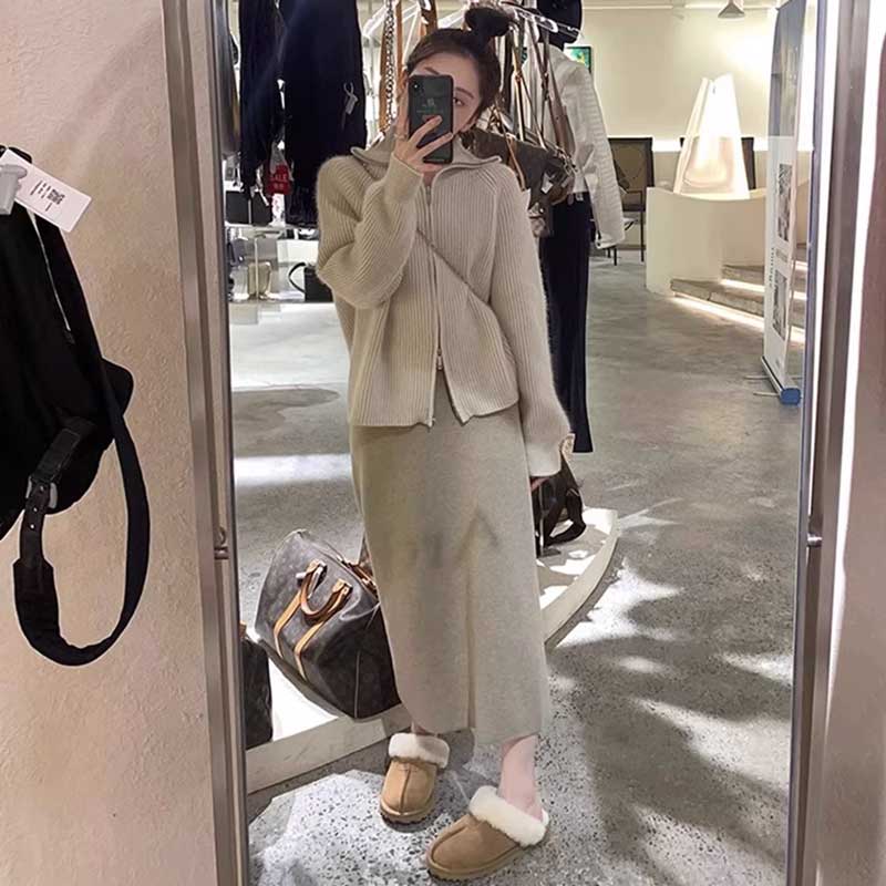 ペンシルニットスカート(8colors)