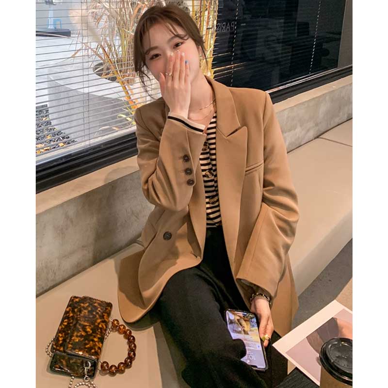 【即納】ミディ丈テーラードジャケット