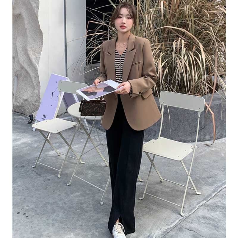 【即納】ミディ丈テーラードジャケット