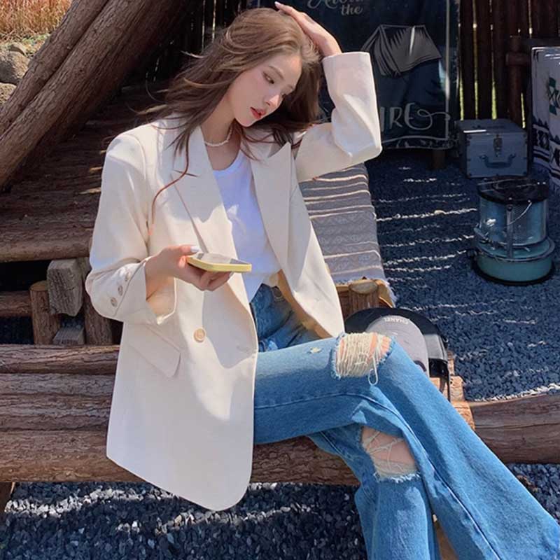 【即納】ミディ丈テーラードジャケット