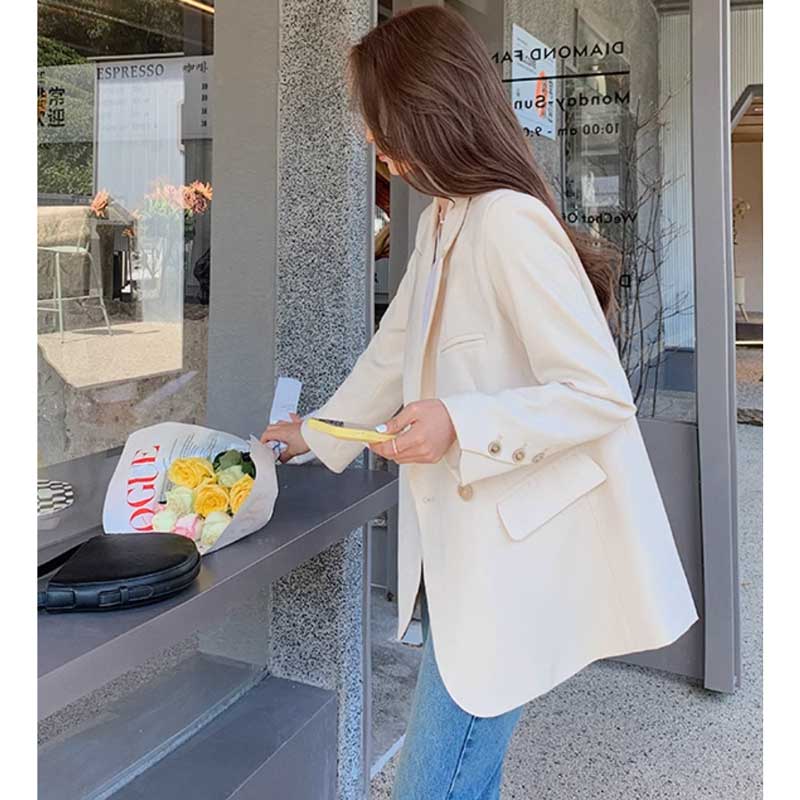 【即納】ミディ丈テーラードジャケット