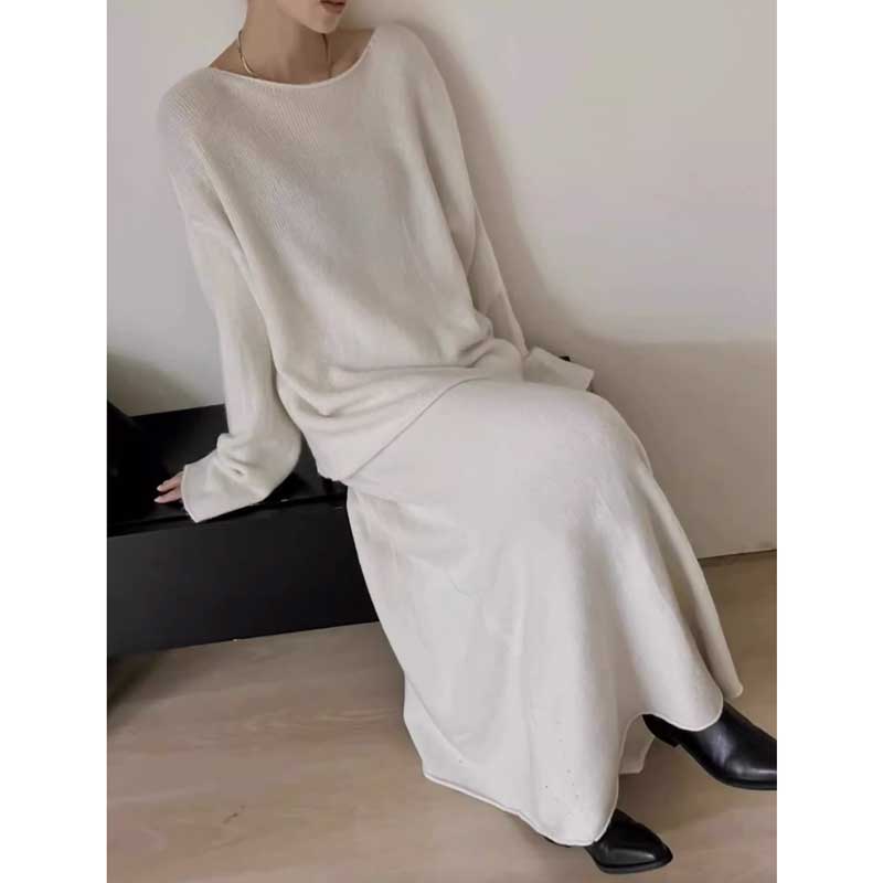 ルーズニットセットアップ(4colors)