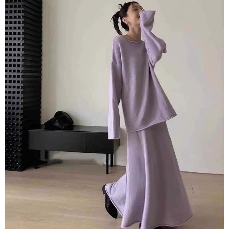 ルーズニットセットアップ(4colors)