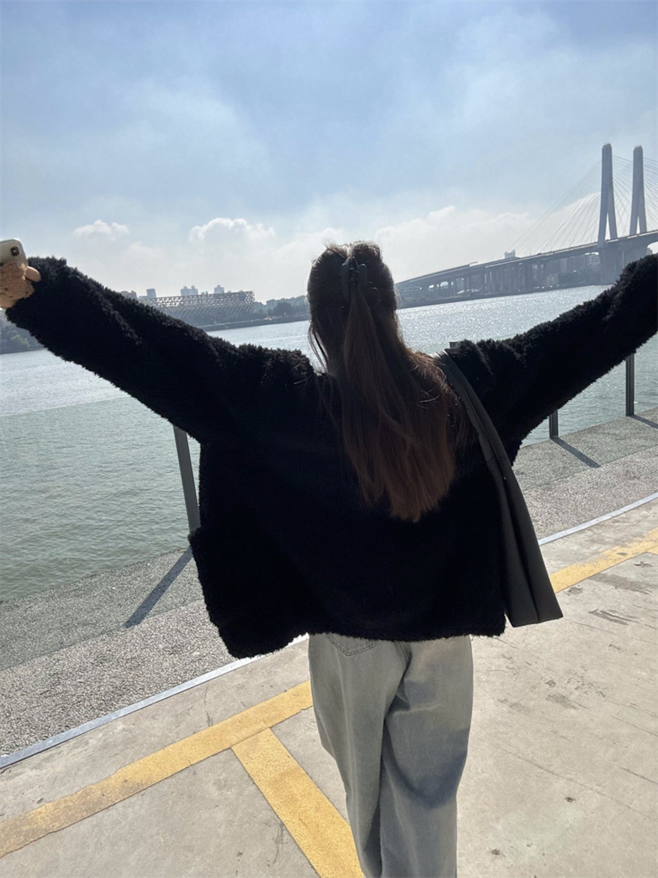 【Outer】ラムズウールコート　W14594