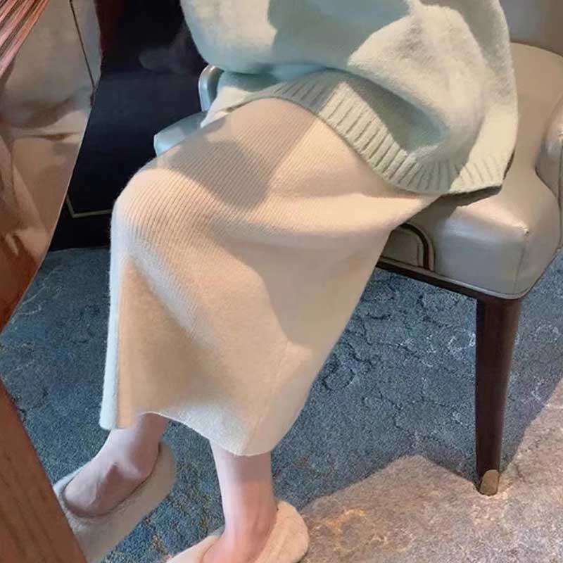 ペンシルニットスカート(8colors)