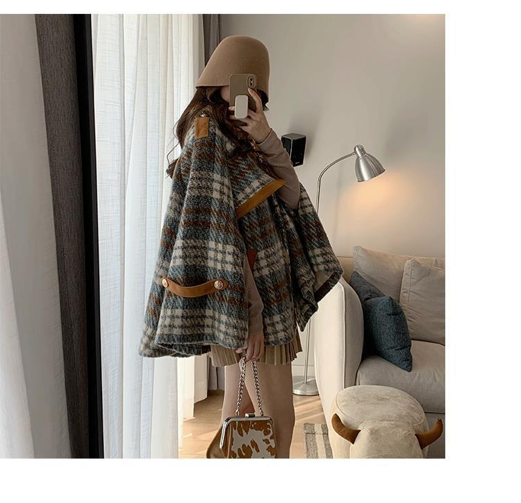 【Outer】冬温かい厚手ボレロコート　Ｗ14539