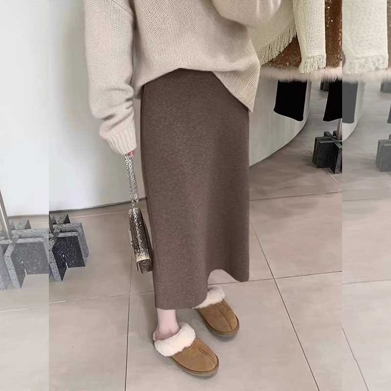 ペンシルニットスカート(8colors)