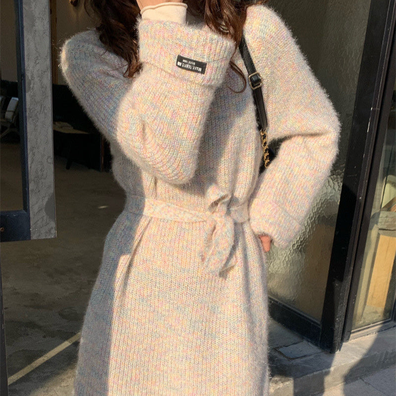 ミックスモヘアショート丈ワンピース(3colors)