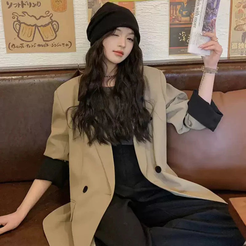 【即納】デザインバイカラージャケット