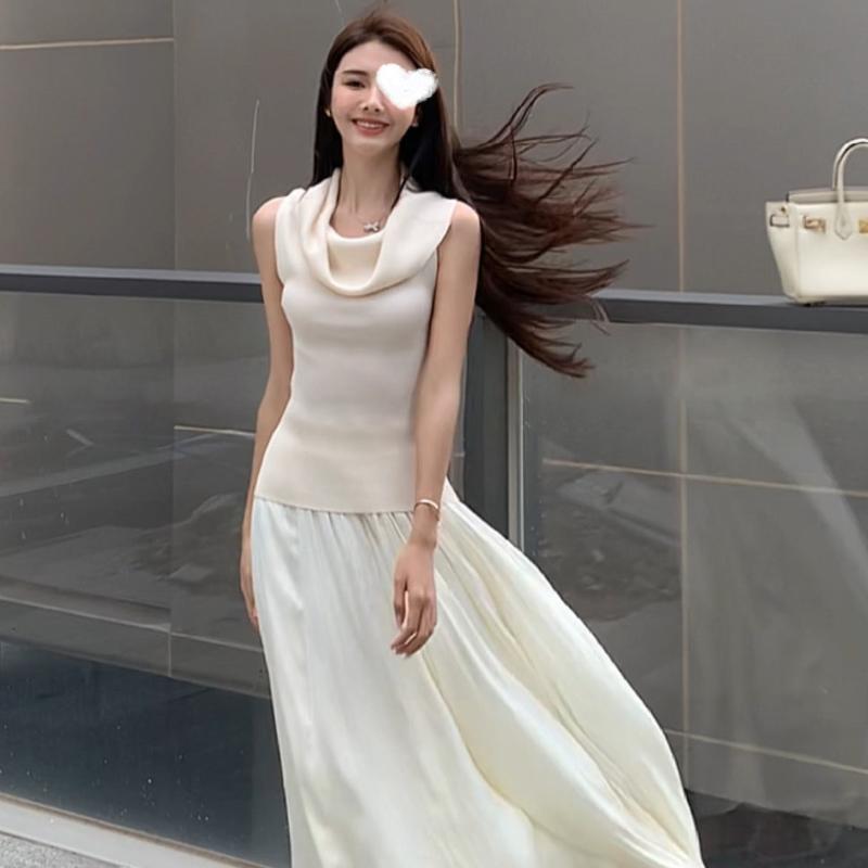 ワンショルダーチューブニット