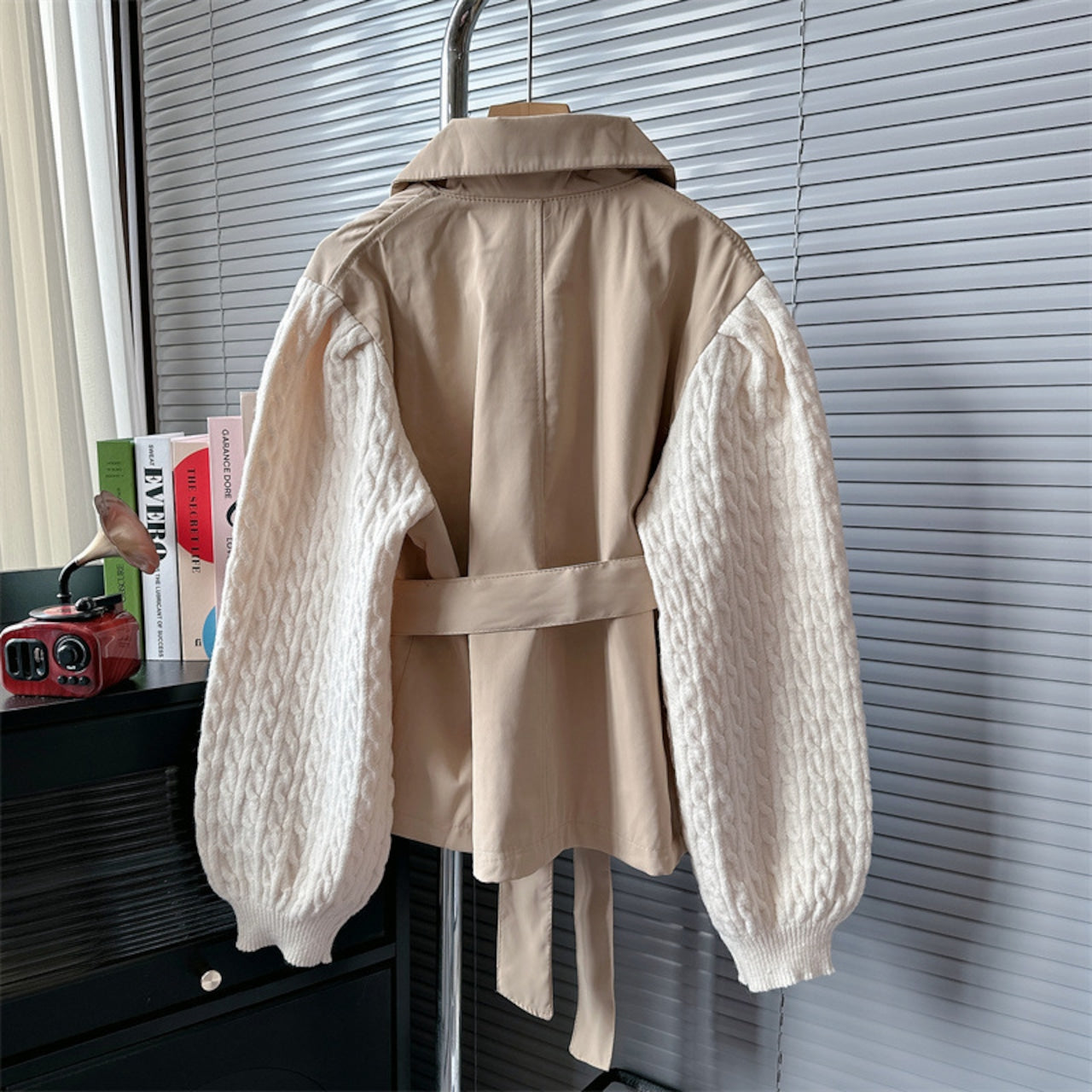 【Outer】ニットドッキングアウター 　W14598