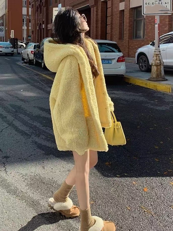 【Outer】厚手ラムウールコート  W14659